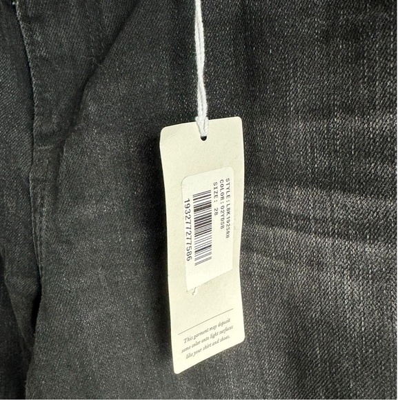 New! AG Adriano Goldschmied Isabelle Side Panel High Rise Straight Crop Jeans - Picture 4 of 8